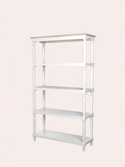 Laura Ashley White Dorset Open Bookcase - Image 4 of 6