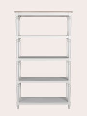Laura Ashley White Dorset Open Bookcase - Image 6 of 6