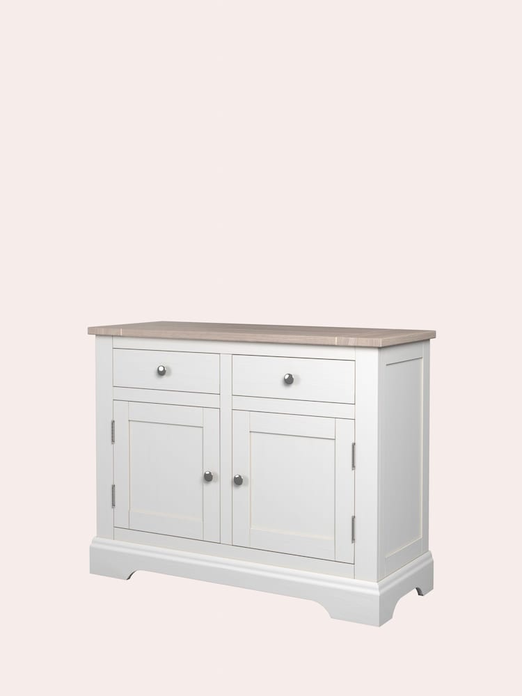 Laura Ashley White Dorset 2 Door 2 Drawer Sideboard - Image 4 of 4
