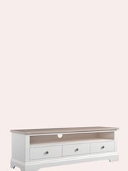 Laura Ashley White Dorset Wide Tv Unit - Image 7 of 8