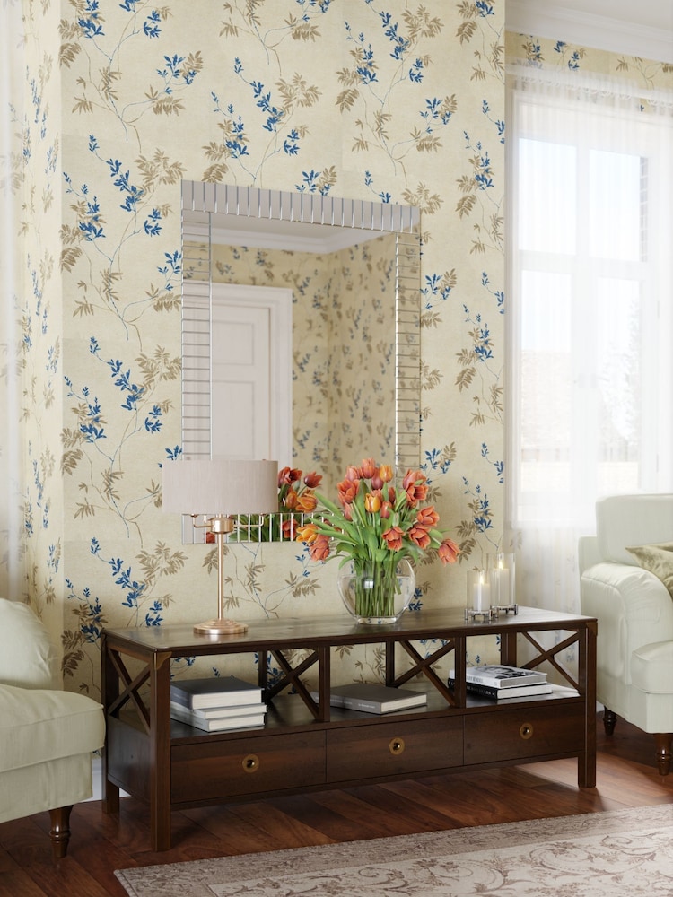 Laura Ashley Brown Balmoral Wide Tv Unit - Image 1 of 5