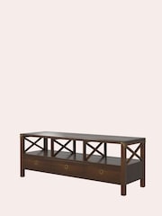 Laura Ashley Brown Balmoral Wide Tv Unit - Image 4 of 5