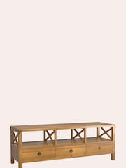 Laura Ashley Honey Gold Balmoral Wide Tv Unit - Image 4 of 5