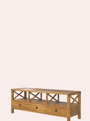 Laura Ashley Honey Gold Balmoral Wide Tv Unit - Image 5 of 5