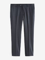 Navy Blue Check Suit Trousers - Image 5 of 10