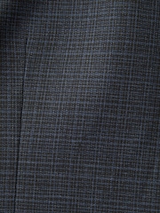 Navy Blue Check Suit Waistcoat - Image 11 of 12