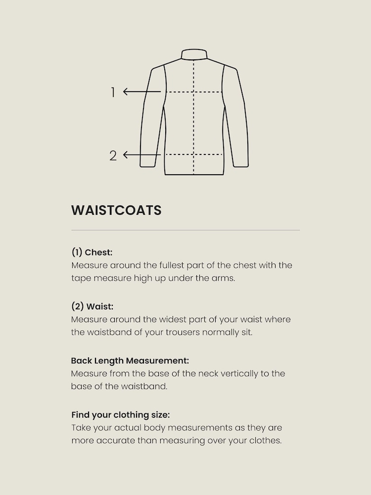 Navy Blue Check Suit Waistcoat - Image 12 of 12
