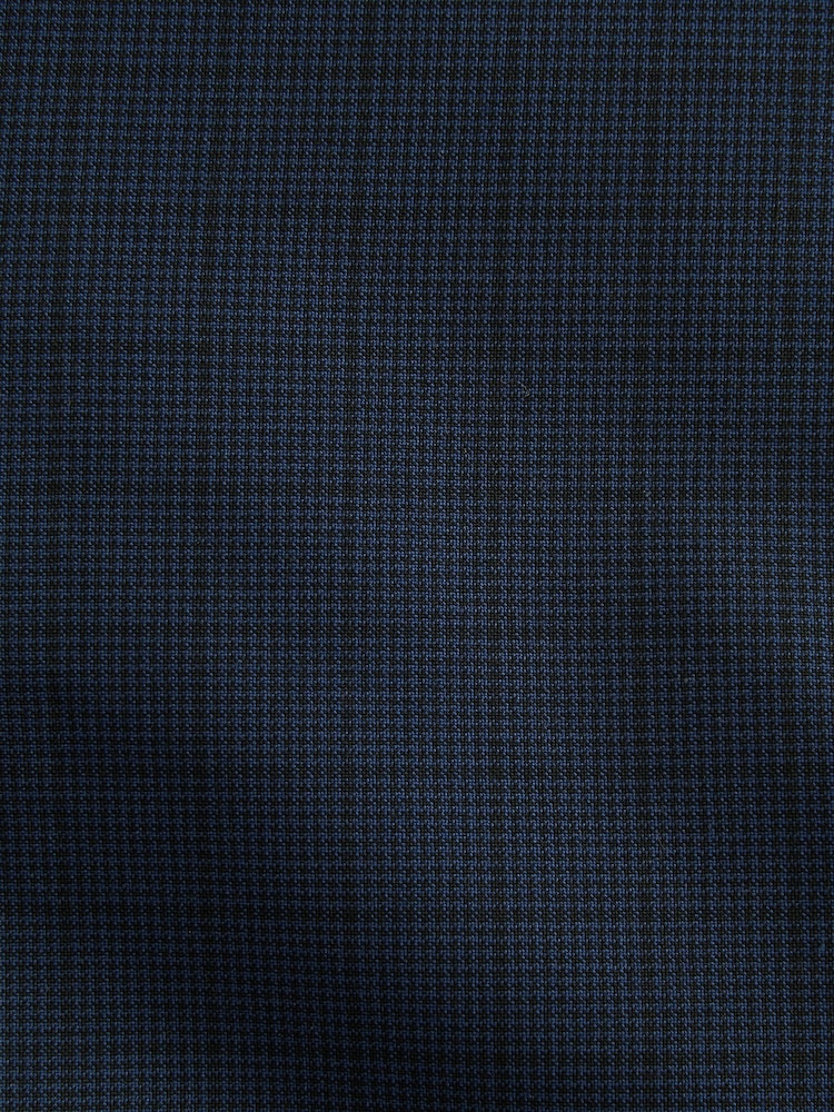 Bright Blue Super Skinny Check Suit Jacket - Image 12 of 12