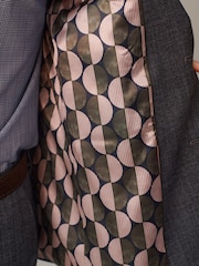 Blue Regular Fit Textured Suit Jacket - Image 12 of 14