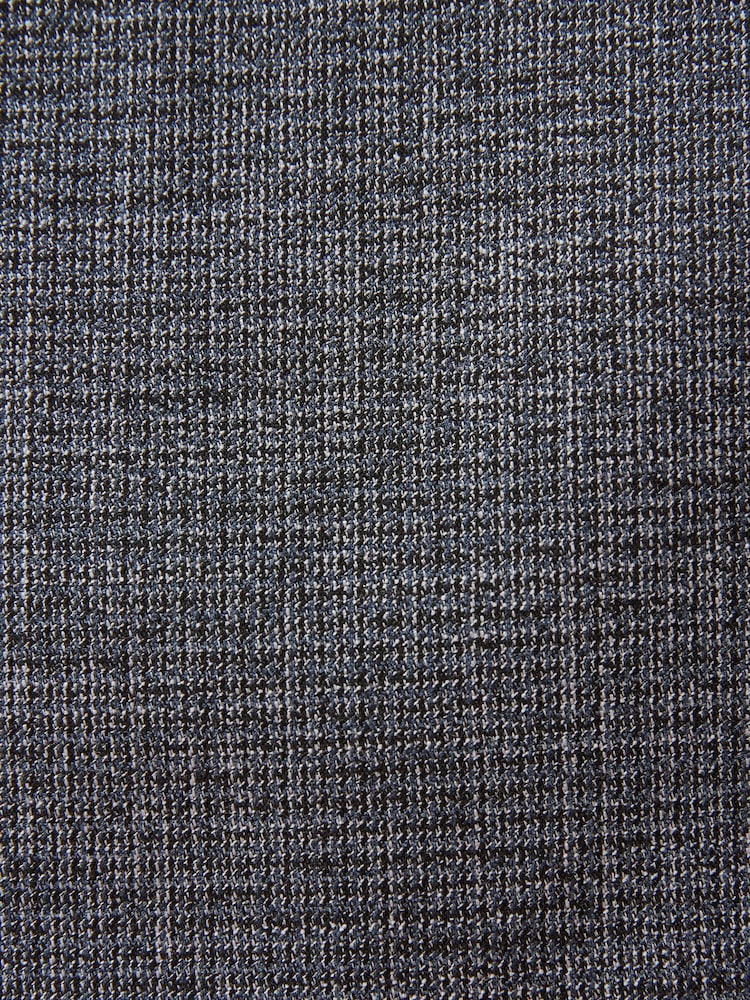 Albastru - costum texturat Jachetă - Image 13 of 14