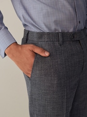 Blau - Strukturierter Anzug: Hose - Bild 4 von 5