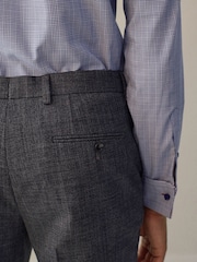 Blau - Strukturierter Anzug: Hose - Bild 5 von 5