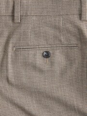 Neutral Slim Textured Suit Trousers - Image 8 of 10