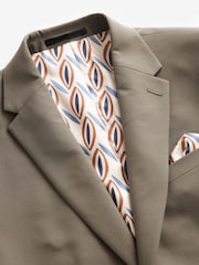 Taupe Skinny Fit Motionflex Stretch Suit: Jacket - Image 9 of 13