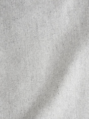 Light Grey Slim Fit Slim Fit Wool Blend Donegal Suit Trousers - Image 10 of 11