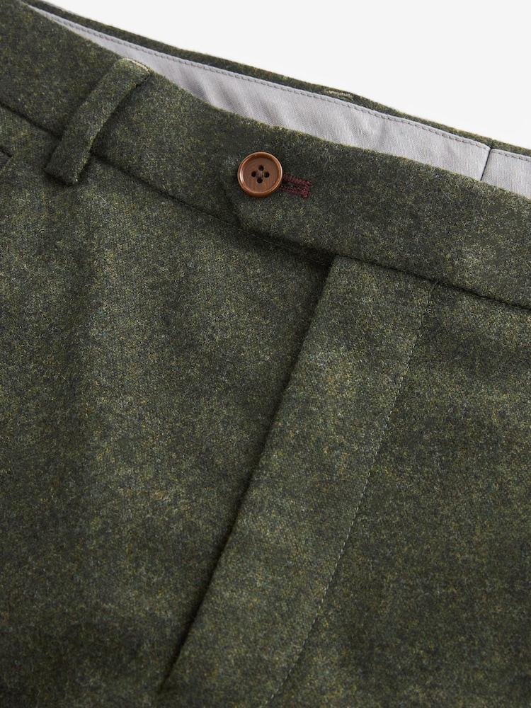 Vert - Costume Donegal coupe slim : pantalons - Image 7 of 10