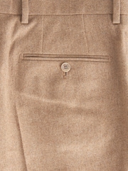 Stone Slim Fit Slim Fit Wool Blend Donegal Suit Trousers - Image 5 of 6