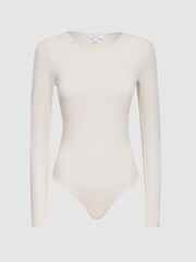 Reiss Ivory Ester Long Sleeve Bodysuit - Image 2 of 4