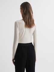 Reiss Ivory Ester Long Sleeve Bodysuit - Image 4 of 4