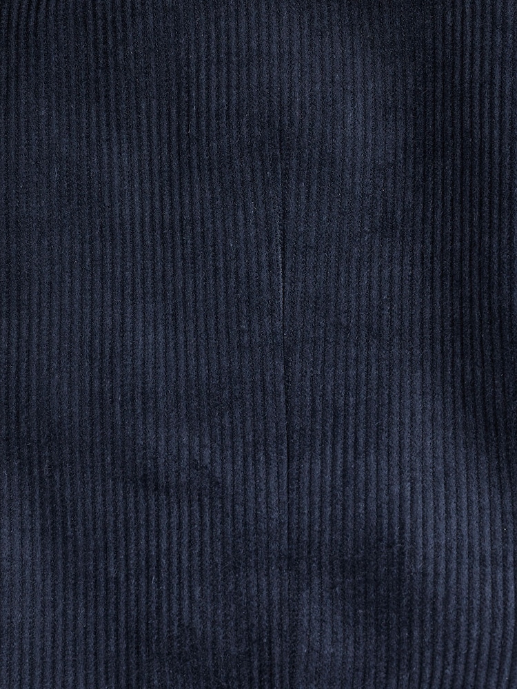 Blue Slim Fit Corduroy Suit Jacket - Image 11 of 11