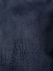 Navy Blue Relaxed Fit 100% Cotton Corduroy Suit Trousers - Image 10 of 11