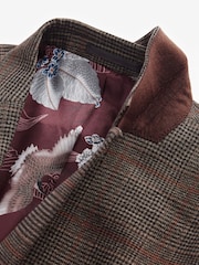 Brown Slim Check Suit: Jacket - Image 12 of 14