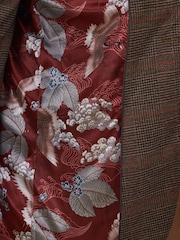 Brown Slim Check Suit: Jacket - Image 9 of 14
