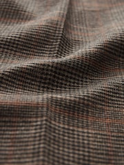 Brown Slim Check Suit Trousers - Image 10 of 11