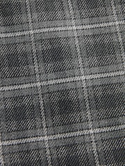 Grey Slim Fit Trimmed Check Suit Jacket - Image 11 of 12