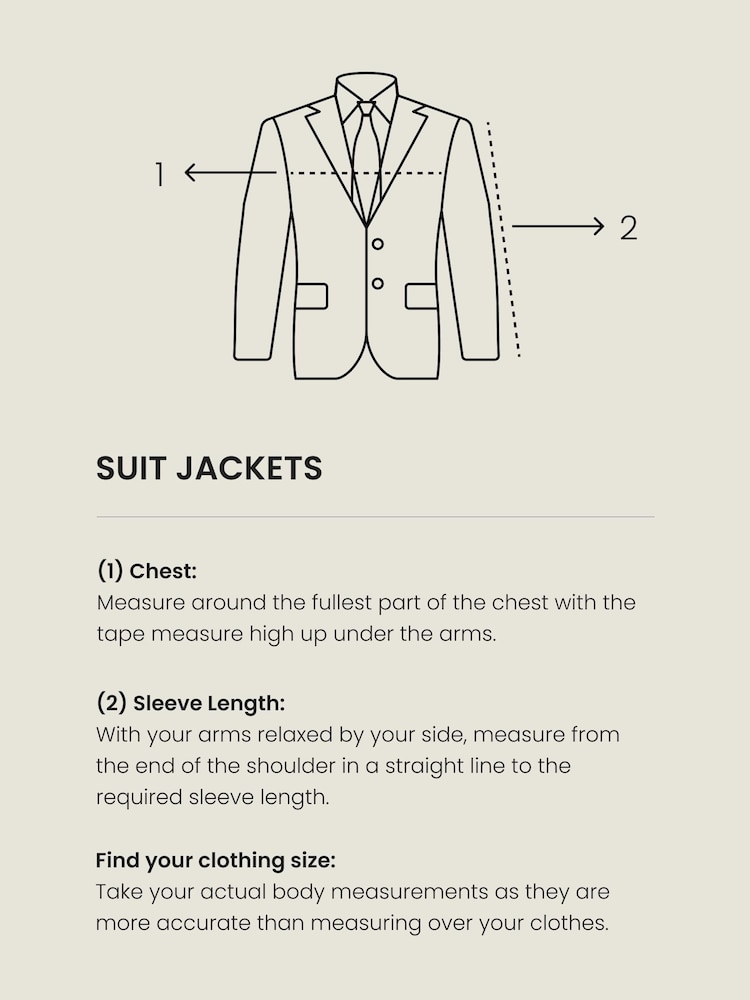 Grey Slim Fit Trimmed Check Suit Jacket - Image 12 of 12