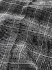 Grey Slim Fit Trimmed Check Suit: Trousers - Image 8 of 10