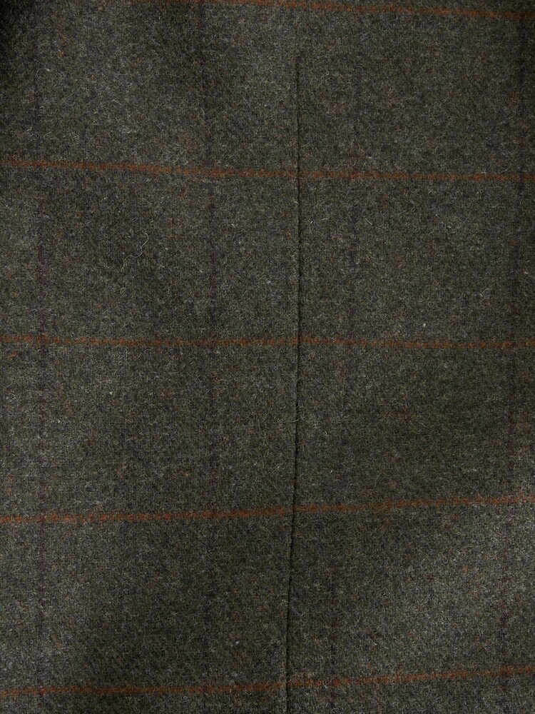Green Regular Fit Trimmed Check Suit Jacket - Image 15 of 15