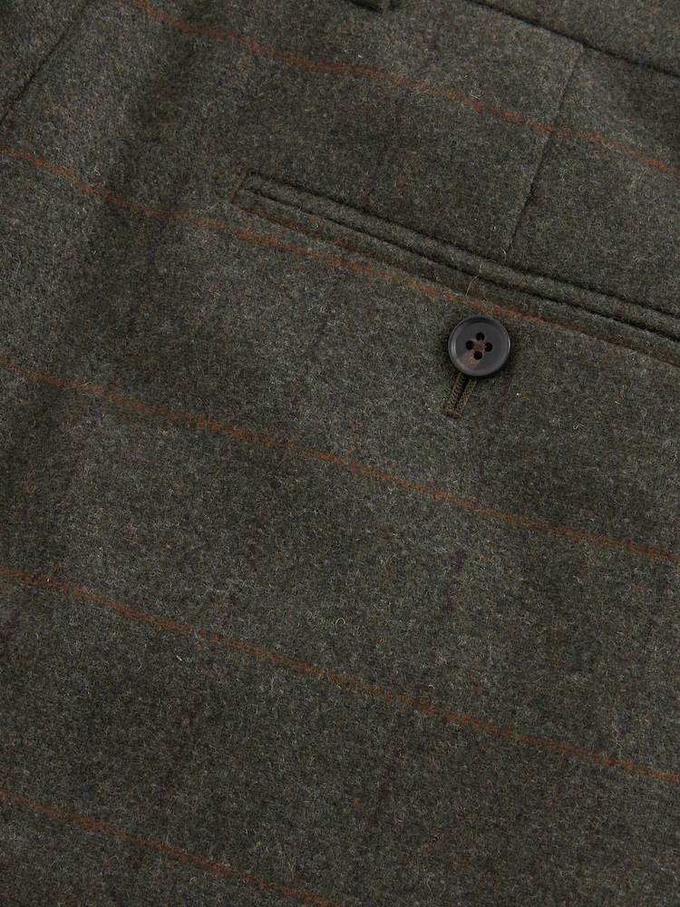 Vert - Standard - Costume à carreaux : pantalon - Image 9 of 10