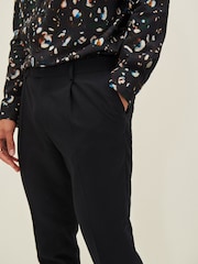 Navy Blue EDIT Slim Fit Suit Trousers - Image 4 of 5