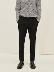 Black EDIT Slim Fit Suit Trousers - Image 1 of 5