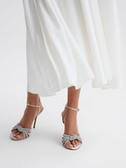 Nude - Sandalias de tacón con adornos Estel de Reiss - Imagen 2 de 6