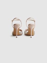 Nude - Sandalias de tacón con adornos Estel de Reiss - Imagen 4 de 6