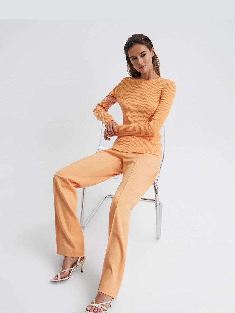 Белый - Босоножки на среднем каблуке с ремешками Reiss Clara - Изображение 2 из 6