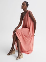 Reiss Bronze Daisey Strappy Wedge Heels - Image 1 of 5