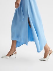 Reiss Off White Cecily Pointed Court Shoes - Image 2 of 5
