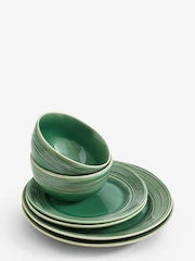 Nina Campbell 12 Piece Green Meadow Dinner Set - Image 5 of 5
