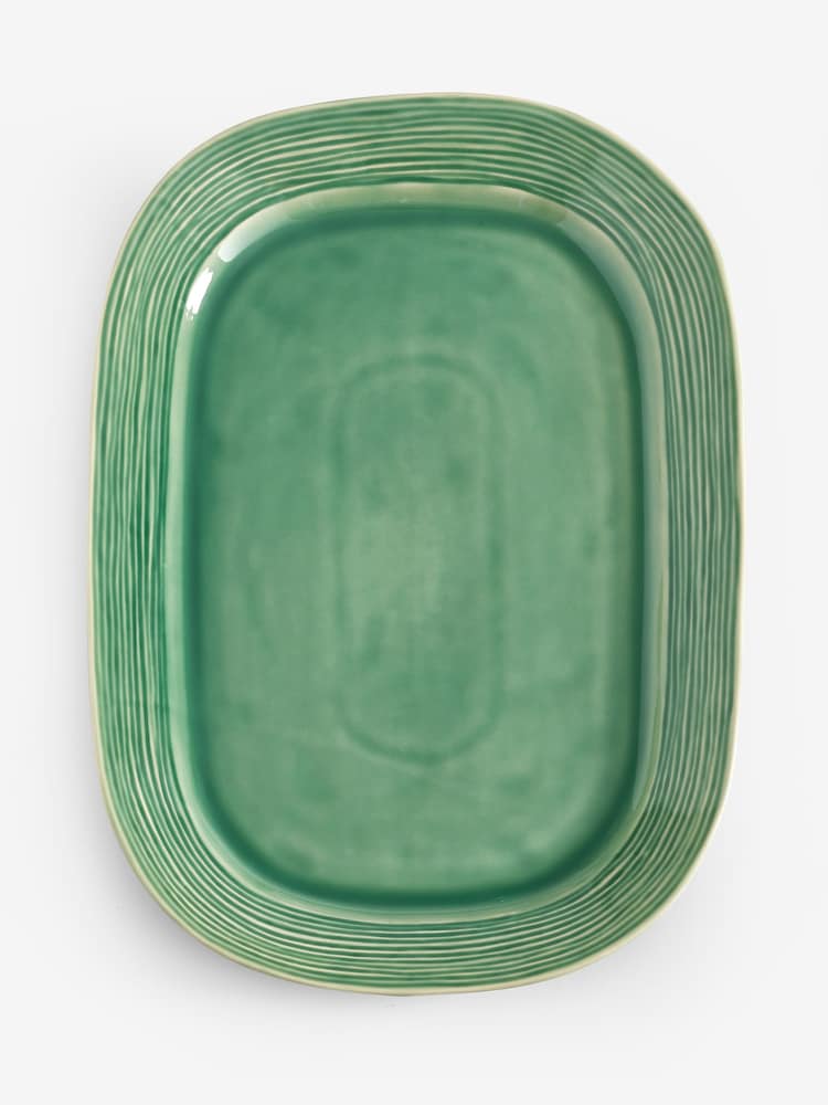 Nina Campbell Green Meadow Serving Platter - Image 5 of 5