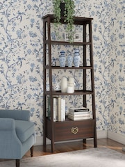 Laura Ashley Dark Chestnut Garrat Ladder Shelving Unit - Image 1 of 4