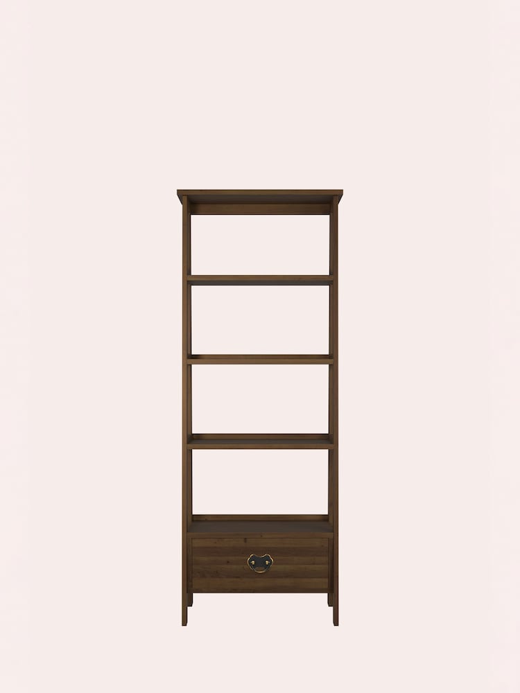 Laura Ashley Dark Chestnut Garrat Ladder Shelving Unit - Image 2 of 4