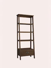 Laura Ashley Dark Chestnut Garrat Ladder Shelving Unit - Image 3 of 4
