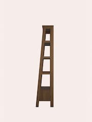 Laura Ashley Dark Chestnut Garrat Ladder Shelving Unit - Image 4 of 4