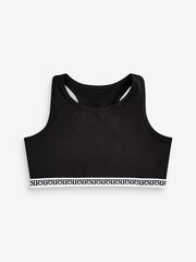 River Island Black Girls 100% Cotton Vest and Briefs Set 10 Pack - Image 6 of 10