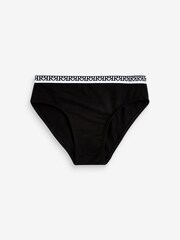 River Island Black Girls 100% Cotton Vest and Briefs Set 10 Pack - Image 8 of 10