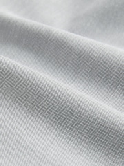 Light Grey Stretch Oxford Long Sleeve Shirt - Image 8 of 8
