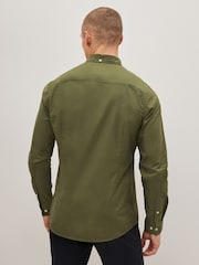 Green Stretch Oxford Long Sleeve Shirt - Image 2 of 7